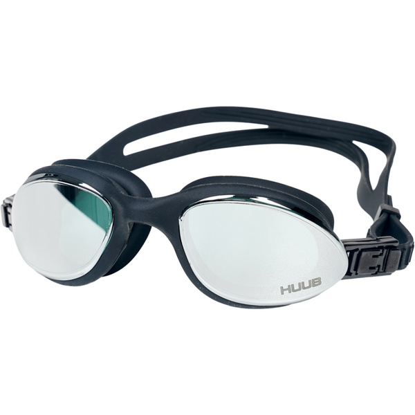 2026 HUUB Edge Swim Goggles 5056605173194 - Black / Silver Mirror